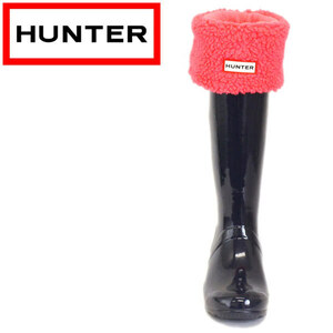 HUNTER (ハンター) UAS3096AEA SHEEPY FLEECE CUFF BOOT SOCK シーピーフリースカフ ブーツソックス トール用 HU183 HYPER PINK-M