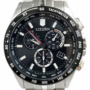 超美品 CITIZEN COLLECTION シチズン コレクション Eco-Drive エコドライブ 腕時計 CB5874-90E 電波ソーラー クロノグラフ 箱付 動作確認済