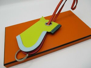 【ほぼ未使用】エルメス　HERMES　キーケース　カマイユ　Ａ刻印　バッグチャーム