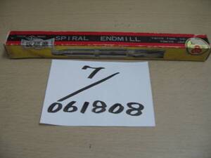 F061808★新品★テーパーリーマ（SPIRAL　ENDMILL）15×80　サイズB8SNo7　SKH9　300ｇ★