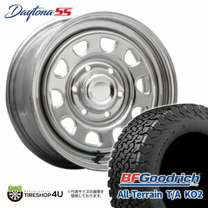 4本セット DAYTONA SS デイトナSS 16x6.5J 6/139.7 +45 CR BFG オールテレーン T/A KO2 215/65R16 RBL NV350 キャラバン