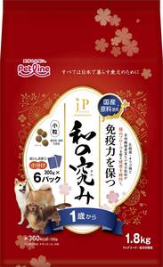 ジェーピースタイル JPスタイル 和の究み 小粒 1歳から【国産/アルミ小分け】 1.8kg(300g×6)