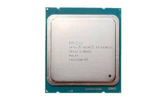 【中古】カップ インテルXeon. E5 2630L V2プロセッサー SR1AZ 6.コア2.4GHz 150週間サーバ CPU コンピュータアク