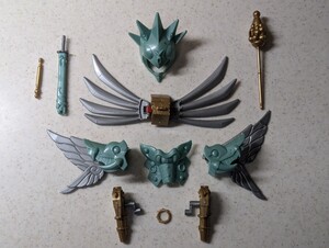 【60】元祖SDガンダム 当時もの パーツ 雷帝千生神将軍 現状品