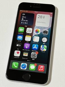 SIMフリー iPhoneSE2 128GB White シムフリー アイフォンSE 2 第二世代 第2世代 ホワイト 白 docomo au softbank SIMロックなし A2296 80%