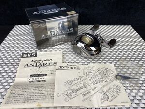 sk★SHIMANO シマノ リール Scorpion ANTARES スコーピオン アンタレス RH221 ベイトリール 釣り具 フィッシング 箱/取説付き 保管品★