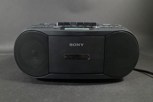 美品 CDラジオカセットレコーダー CFD-S70 ブラック SONY ソニー パーソナルオーディオシステム FM AM カセット