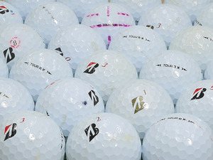 Bランク BRIDGESTONE GOLF TOUR B X 2022年モデル ホワイト系混合 20個セット