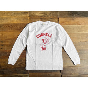 ☆ CornelUniversity ☆ Lサイズ ☆ LONG SLEEVE T-SHIRT 長袖カットソー Tシャツ 男女兼用 カットソー 長袖Tシャツ 長袖シャツ 長袖