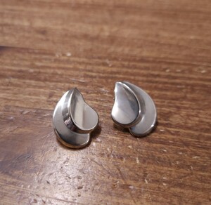 GEORG JENSEN ジョージジェンセン イヤリング シルバー925 ドロップ型 アクセサリー vintage ヴィンテージ