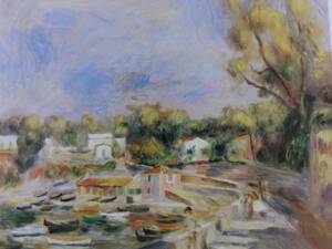 Pierre-Auguste Renoir、PAYSAGE A CAGNES、画集画、新品額装付