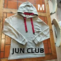 JUN CLUB メンズパーカー Ｍ 赤ヒモ