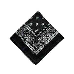 ☆ BLACK ☆ PAISLEY BANDANNA バンダナ スカーフ 柄 BANDANNA マスク ハンカチ ターバン 帽子 おしゃれ 定番 ディスプレイ アクセサリー