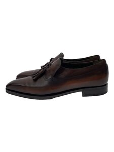 BERLUTI◆ローファー/UK7.5/ブラウン/レザー/ベルルッティ