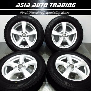 超バリ溝 AGA ネーベル 5.5J+40 PCD100-5穴 ブリヂストン VRX2 185/65R14 BLIZZAK 2019年 スタッドレス VW ポロ 専用サイズ