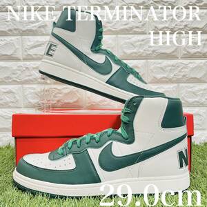 即決 ナイキ ターミネーター ハイ NIKE TERMINATOR HIGH ホワイト 白 グリーン 緑 メンズ 29.0cm 送料込み FD0650-100