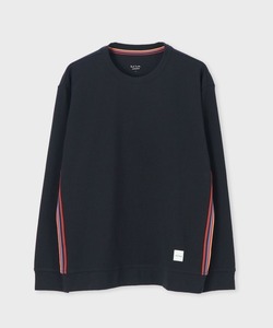 ☆新品☆Paul Smith ラウンジウェア トレーナー ストレッチスムース 長袖Tシャツ☆ブラック☆Mサイズ 肩幅46㎝ 身幅51㎝ 着丈65㎝ 袖丈57㎝