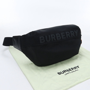 中古良品BURBERRY ベルトバッグ 8025668 ブラック ランク：A us-2