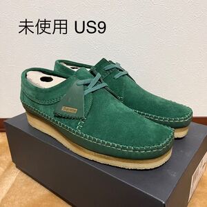 未使用 18ss Supreme Clarks Originals Weaver Green 半タグ、ステッカー付 supreme online購入 シュプリーム クラークス グリーン コラボ