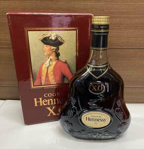 未開栓 ♪ Hennessy XO COGNAC ヘネシー コニャック ブランデー 700ml 箱入 古酒 洋酒 管理①