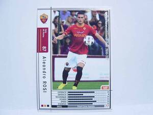 WCCF 2010-2011 EXTRA 白 アレアンドロ・ロージ　Aleandro Rosi 1987 Italy　AS Roma 2004-2012 Extra Card