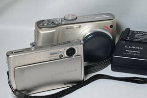 Panasonic Lumix TZ-1 ＆ SONY Cyber Shot DSC-T1 Carl Zeiss Vario Tessar コンパクト デジタルカメラ 中古 実用 コンデジ