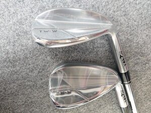 HONMA ツアーワールド TW-W 2024 Chrome クロムメッキ ウェッジ 52° ＆ 58°/08° Sソール 2本セット NS950GH neo (R) 日本仕様 未使用品