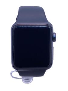 Apple◆スマートウォッチ/Apple Watch Series 3 38mm GPSモデル/アナログ/ラバー/BLK