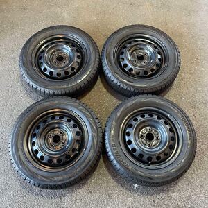 [5421] ★ 175/65R15 4本セット冬タイヤ　YOKOHAMA ICE GUARD iG70 [2021年] アルミンホイール 15X5J PCD100