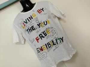 kkyj2353 ■ BEAMS ■ ビームス Tシャツ カットソー トップス 半袖 コットン 白 M