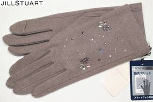 JS-2　百貨店新作新品本物即決　スマートフォン対応手袋　ジルスチュアート　JILLSTUART　カシミヤ混　レディース　誕生日プレゼントにも