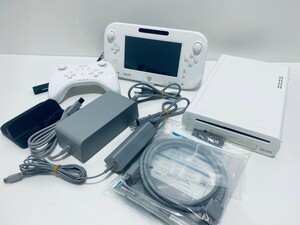 美品 / 動作品 任天堂 Wii U Nintendo Wii U 本体 32GB WUP-101 GamePad WUP-010 セット(L-52)