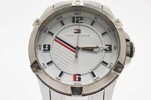 トミーヒルフィガー シルバー ラウンド クォーツ メンズ 腕時計 TOMMY HILFIGER