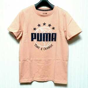 春夏物/未使用/puma/プーマ/ジュニア/半袖/Tシャツ/サイズ=152cm/胸囲=70～78cm/coral.pink