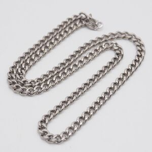 Y511 1円 Phiten ファイテン Phild ファイルド STERLING刻印 50cm/5.3mm/14.3g 喜平 キヘイチェーン シルバー ネックレス