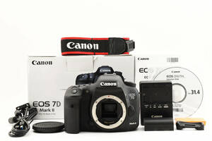 【極上美品】 Canon EOS 7D Mark II デジタル一 眼レフ カメラ ボディ キャノン 元箱付き 動作確認済み #1636
