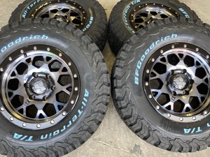 4本セット XTREME-J XJ04 16x8.0J 6/139.7 +18 GBM BFグッドリッチ オールテレーン T/A KO2 265/70R16 WL サーフ ハイラックス プラド