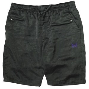 Needles ニードルス 23SS 日本製 String Cowboy Short - Poly Slub Sateen ストリングカウボーイショーツ MR255 XL Black パンツ g16840