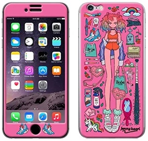 iPhoneスマホケース/iPhone8/7(SE第2世代OK)/Gizmobies/ジェニーカオリ×ギズモビーズ/チェルシーガール/プロテクター/USA★新品送料込★