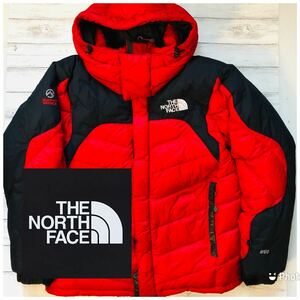 ノースフェイス　THE NORTH FACE S ツートーン　ナイロン　ダウンジャケット　ダウンパーカー　レッド×ブラック