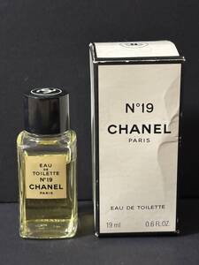 CHANEL N°19 EAU DE TOILETTE シャネル No19 オードゥ トワレット 19ml ミニボトル 香水 フレグランス パフューム フランス/NG