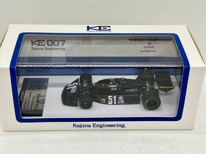 ◇新品未使用◇1/43◇コジマ KOJIMA KE007 #51◇長谷見昌弘◇1976 F1 日本GP 本選仕様 レインタイヤ◇富士スピードウェイ◇京商◇