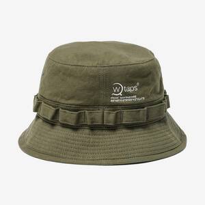 希少★新品本物【OLIVE★L】★JUNGLE 01 HAT COTTON. WEATHER ジャングル コットンウェザー 正規店購入 ダブルタップス 入手困難 WTAPS21AW