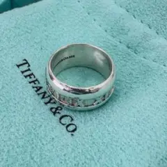 【TIFFANY&Co】鏡面仕上げ　9号　アトラス　2003 リング　シルバー