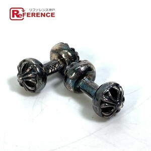 CHROME HEARTS クロムハーツ アクセサリー CUFFS BARBELL カフスバーベル クロスボール2個セット カフス SV925 シルバー メンズ【中古】