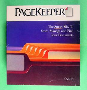 【705】 CAERE PageKeeper 新品 未開封 ページキーパー 1.0 for Windows 3.1 ドキュメント 蓄積 管理 探索 検索 ソフト