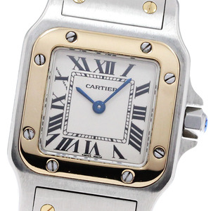 カルティエ CARTIER W20012C4 サントスガルベSM クォーツ レディース _839120