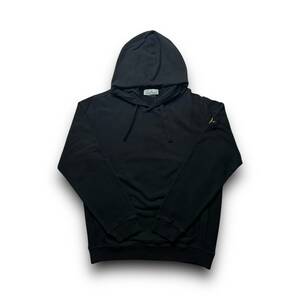 STONE ISLAND ストーンアイランド　ロゴパッチ　パーカー　ブラック　XL