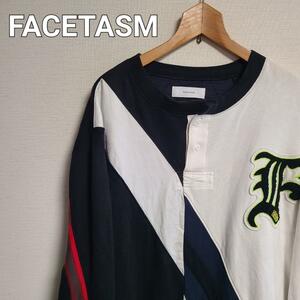 ファセッタズム FACETASM スウェット トレーナー ロゴ ワッペン 長袖