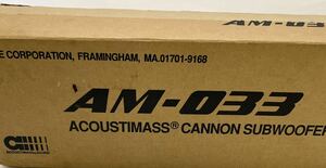 BOSE AM-033 CANNONSUBWOOFER ACOUSTIMASS 未使用品　MA01701-9168 約90cm×20cm×20cm サブウーファー